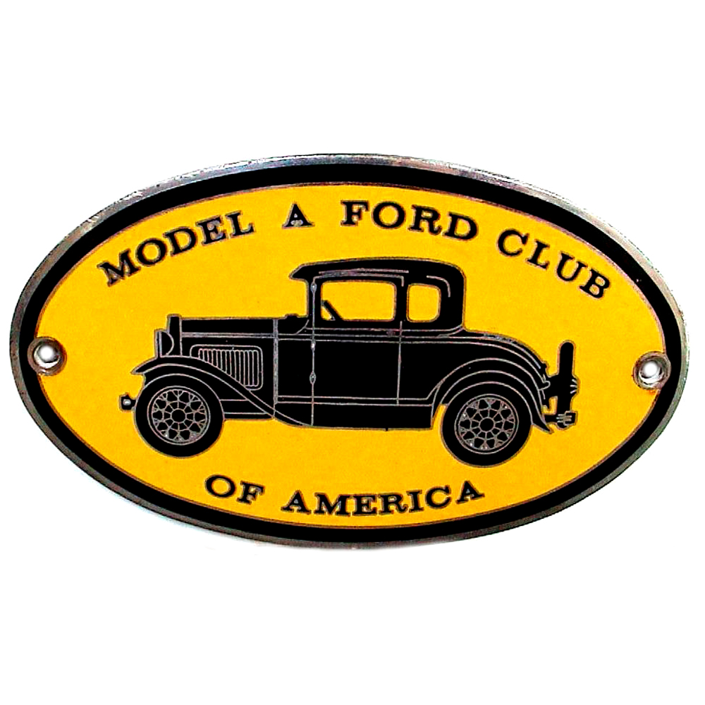 Model A Ford Club of America car badge